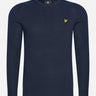 Lyle & Scott Truien Cotton merino crew neck jumper - dark navy