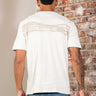 Napapijri T-shirts Back graphic t-shirt - beige dimity