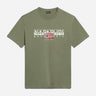 Napapijri T-shirts  Aylmer t-shirt - green lichen 