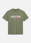 Napapijri T-shirts  Aylmer t-shirt - green lichen 