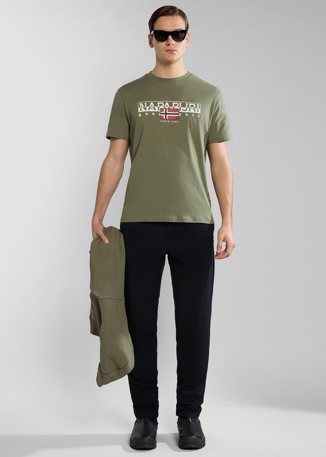 Napapijri T-Shirts  Aylmer t-shirt - green lichen 
