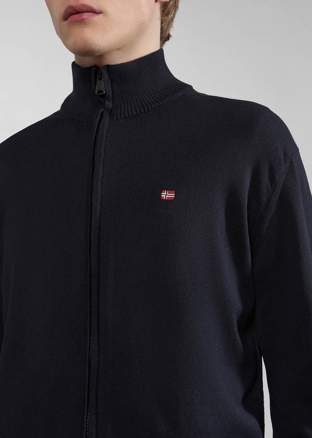 Napapijri Pullover  Decatur fz 3 - black 