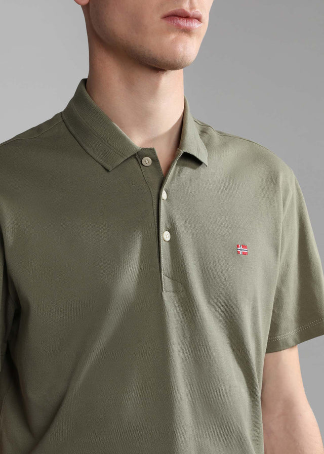 Napapijri Poloshirts  Ealis ss sum - green lichen 