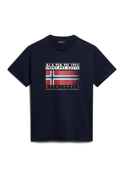 Napapijri T-shirts  Kreis t-shirt - blue marine 