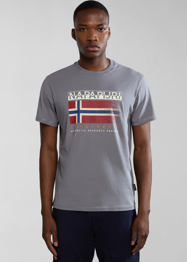 Napapijri T-Shirts  Kreis t-shirt - grey owl 