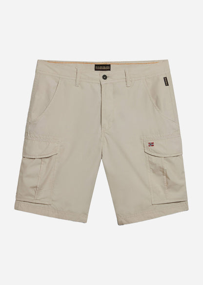 Napapijri Korte Broeken  Noto 2.0 short - beige silvr 