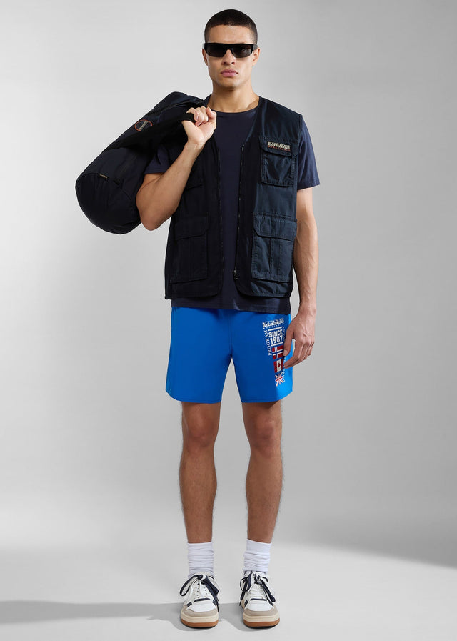 Napapijri T-Shirts  Salis ss sum t-shirt - blue marine 