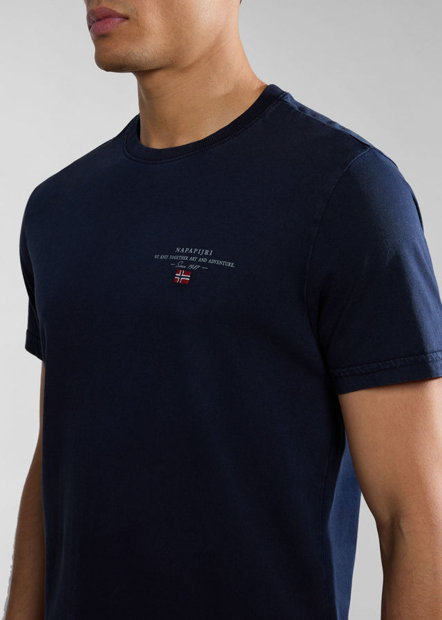 Napapijri T-Shirts  Ellbas t-shirt - blue marine 
