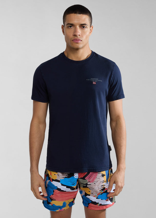 Napapijri T-Shirts  Ellbas t-shirt - blue marine 