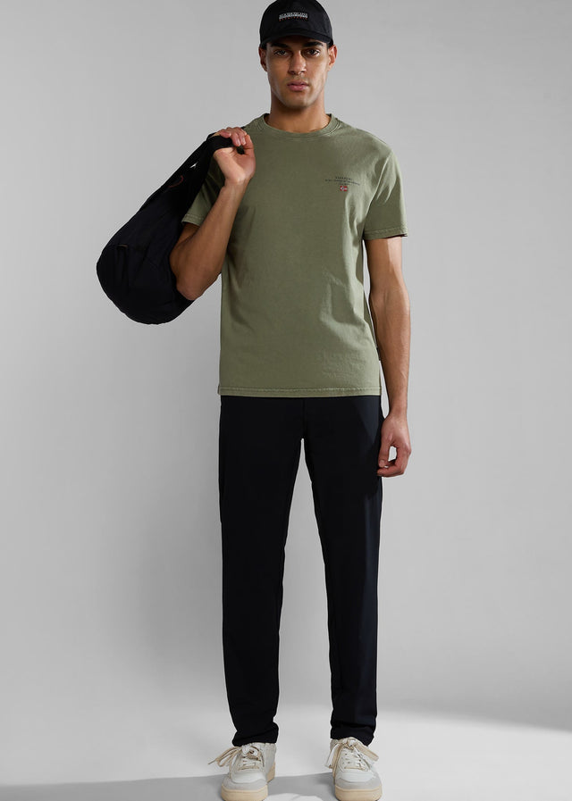 Napapijri T-Shirts  Selbas t-shirt - green lichen 