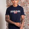 Napapijri T-shirts S aylmer - blu marine