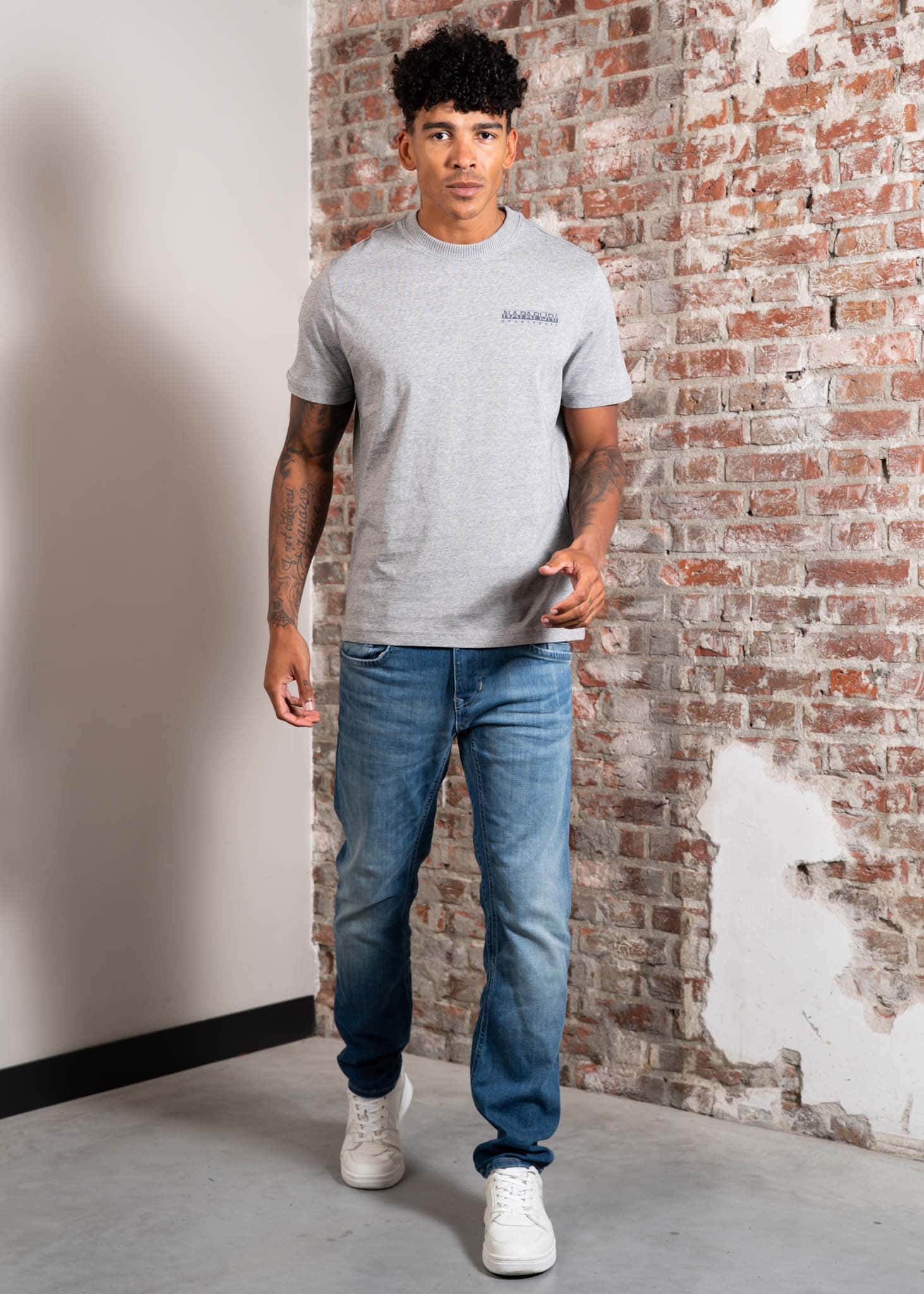 Napapijri T-shirts S sovana - med grey mel