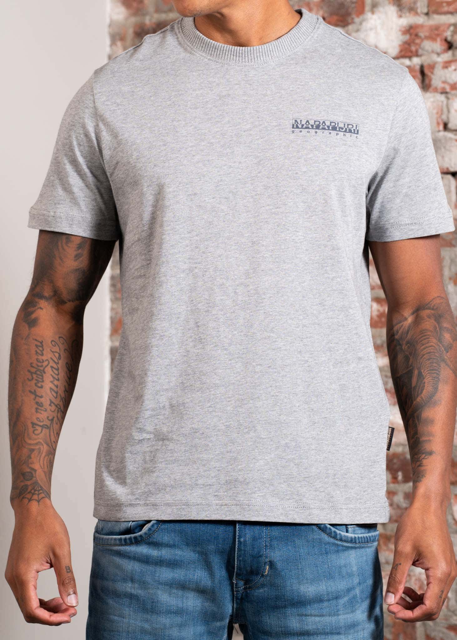 Napapijri T-shirts S sovana - med grey mel