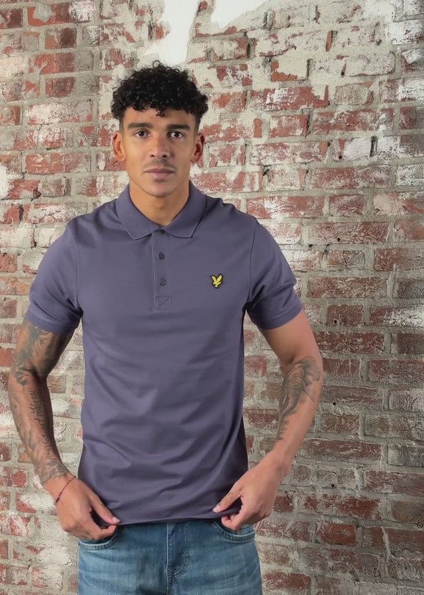 Lyle & Scott Polo's Plain poloshirt - graystone