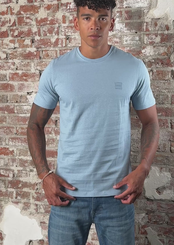 Hugo Boss T-shirts Tales - light pastel blue