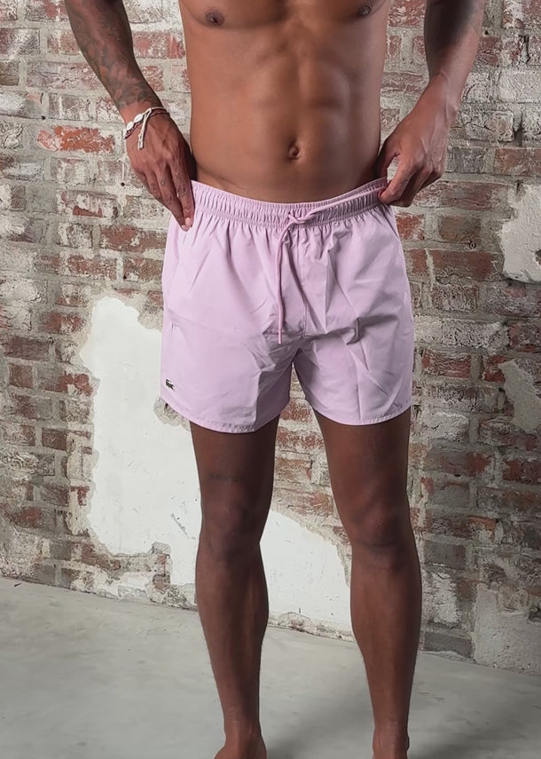 Lacoste Korte Broeken Short quick dry swim trunks - albizia green