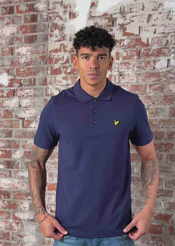 Lyle & Scott Polo's Plain polo shirt - navy