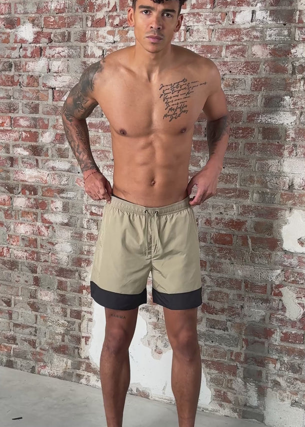 Armani Exchange T-shirts Boxer beachwear - winter twig black