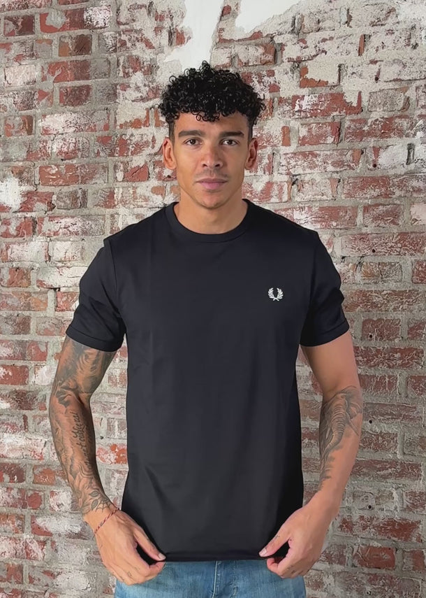 Fred Perry T-shirts Ringer t-shirt - black