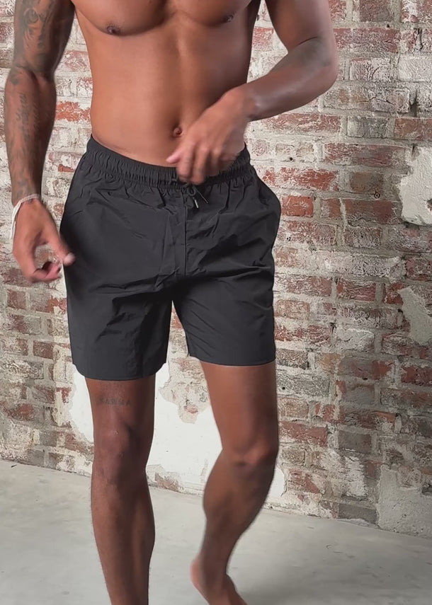 Lyle & Scott Zwembroeken Plain swim short - jet black