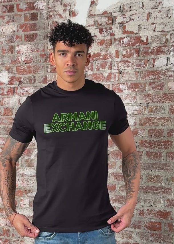 Armani Exchange T-shirts T-shirt - black
