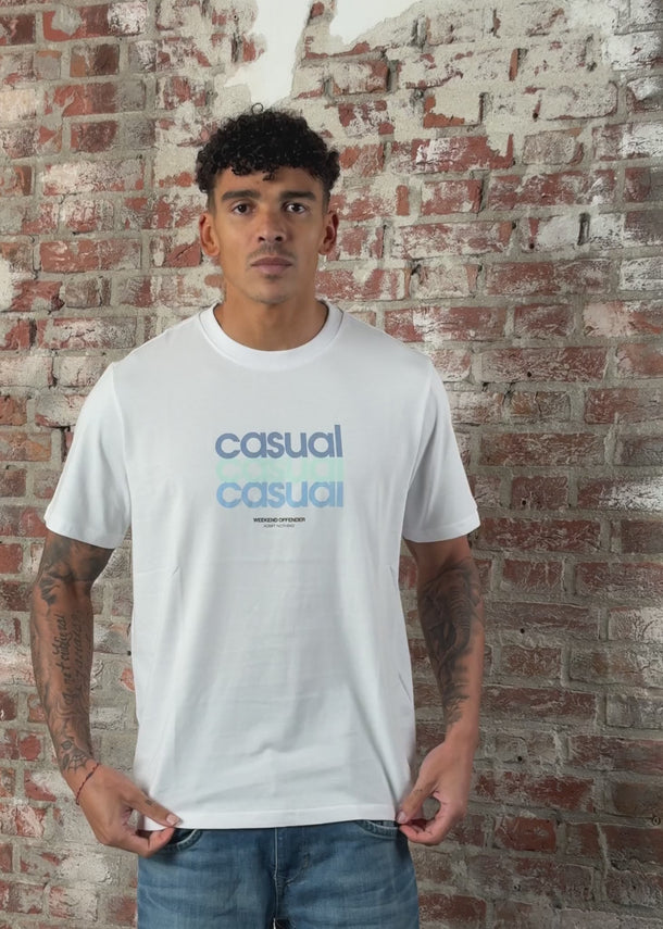 Weekend Offender T-shirts W.O.L. - white