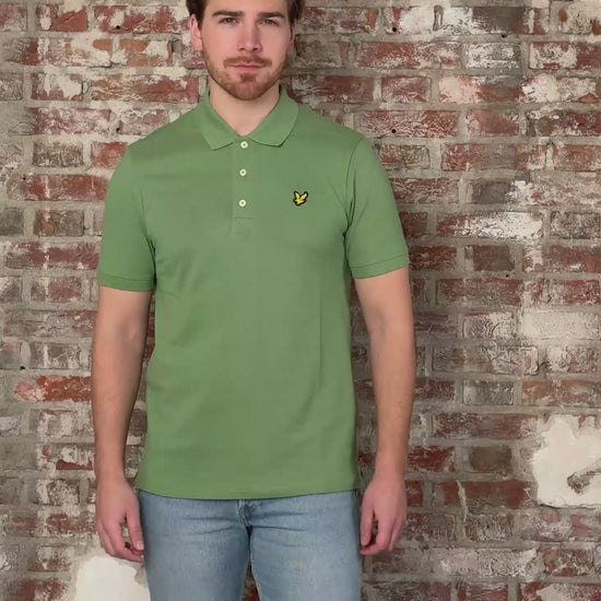 Lyle & Scott Polo's Plain polo - smoke green