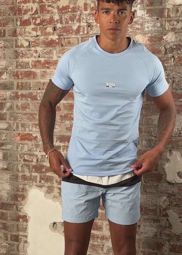 Hugo Boss T-shirts T-shirts rn slim fit - light pastel blue