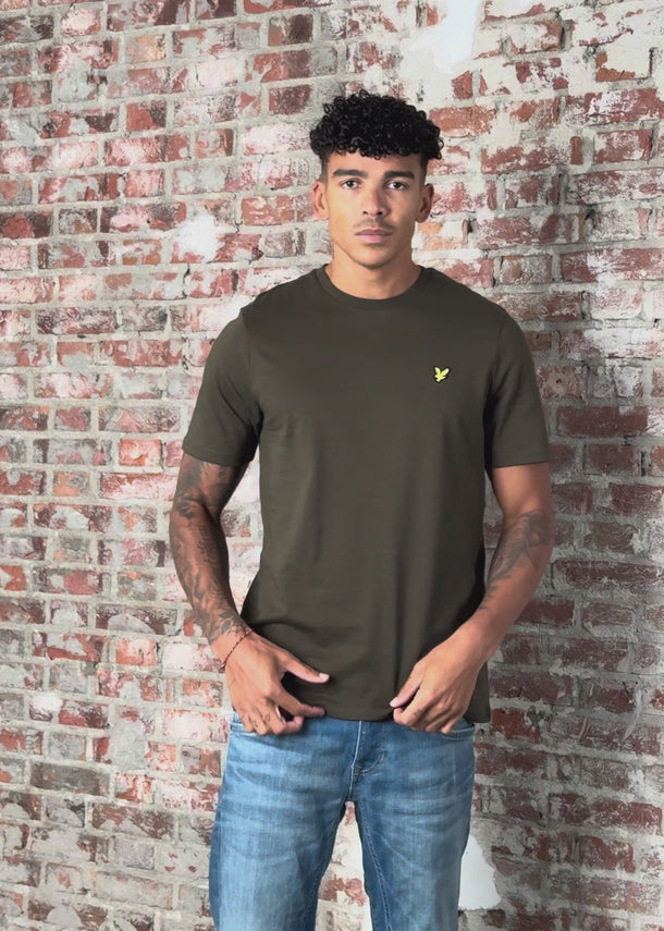 Lyle & Scott T-shirts Plain t-shirt - olive