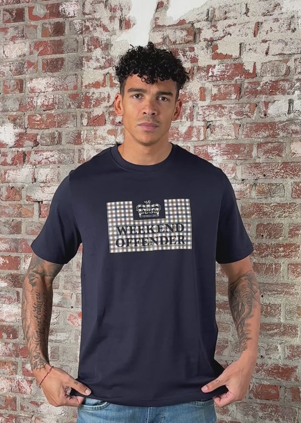 Weekend Offender T-shirts Shevchenko - navy