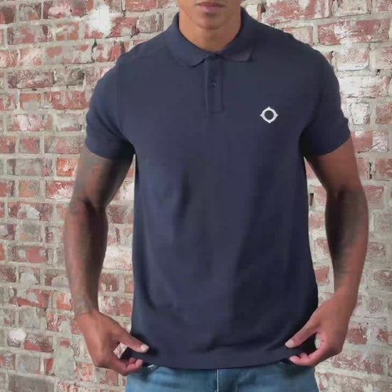 MA.Strum Polo's SS pique polo - ink navy