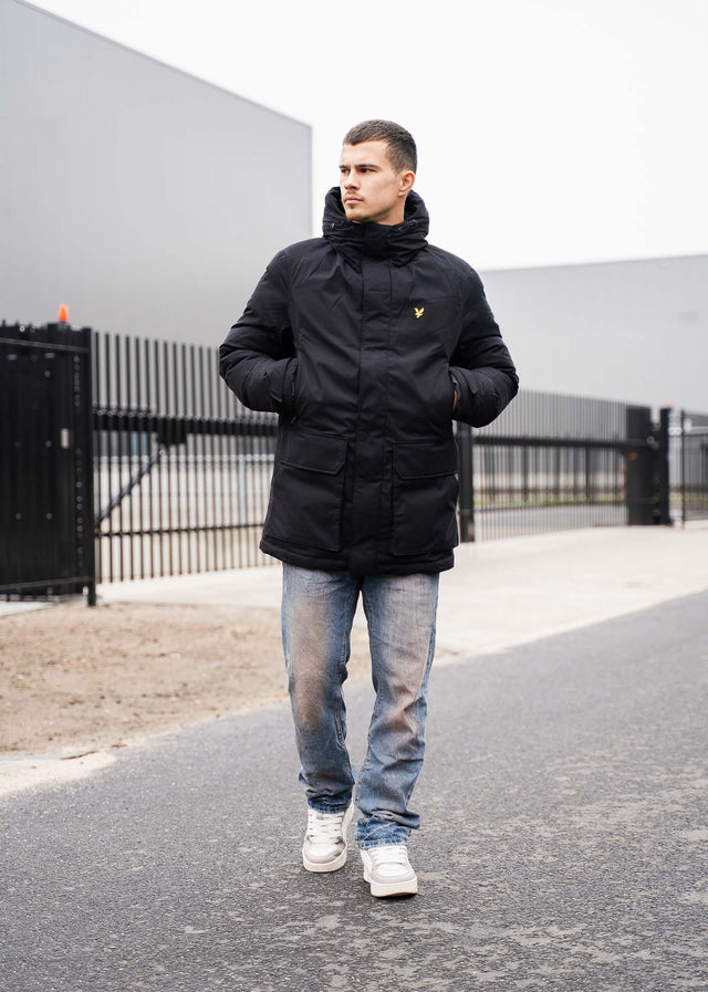 Lyle & Scott Jacken Membrane parka - jet black