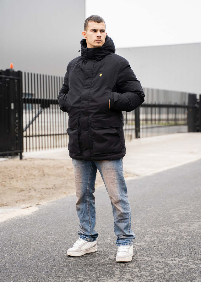 Lyle & Scott Jacken Membrane parka - jet black