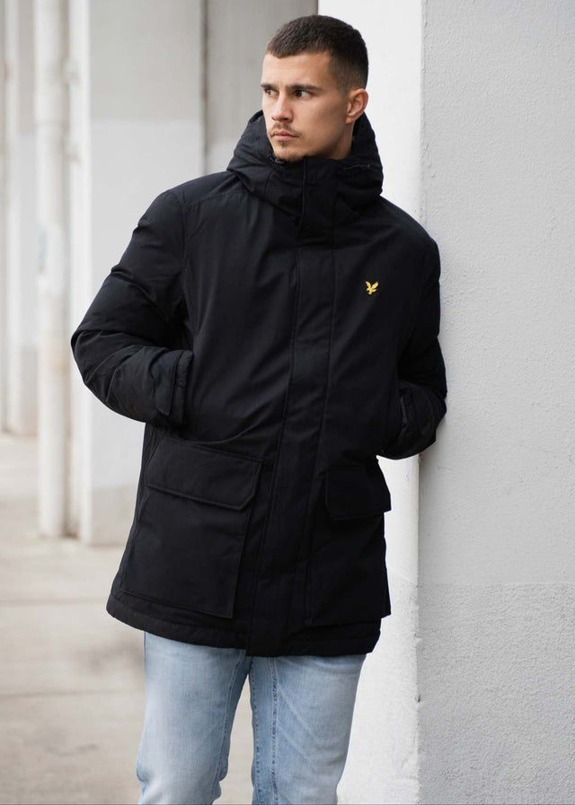 Lyle & Scott Jacken Membrane parka - jet black