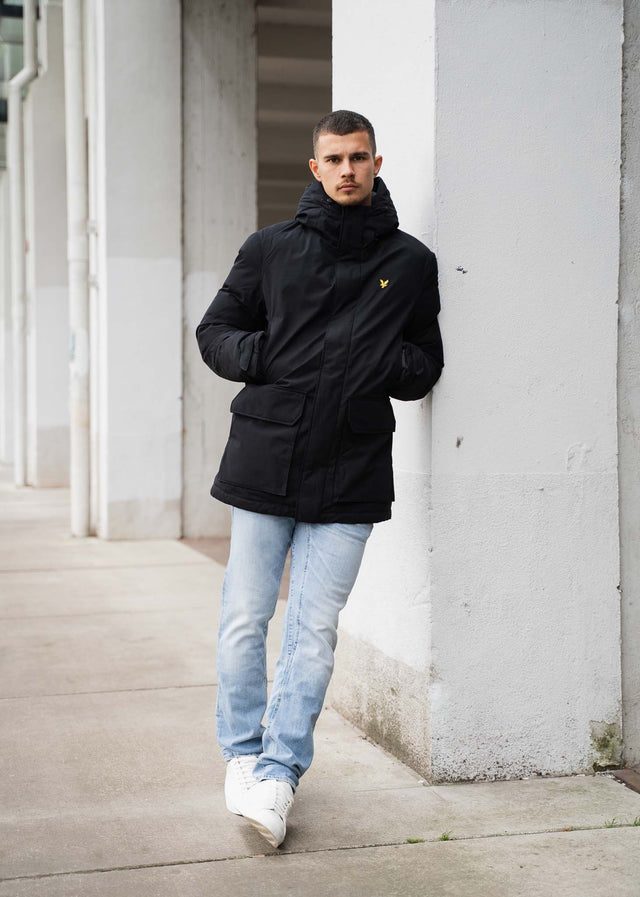 Lyle & Scott Jacken Membrane parka - jet black