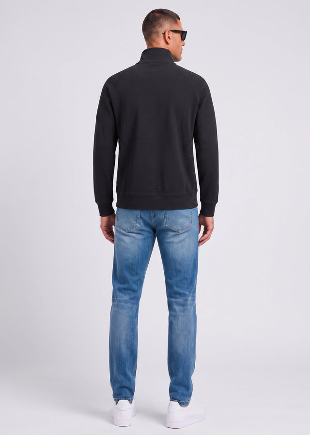 Marshall Artist Pullover Siren quarter zip sweat - black