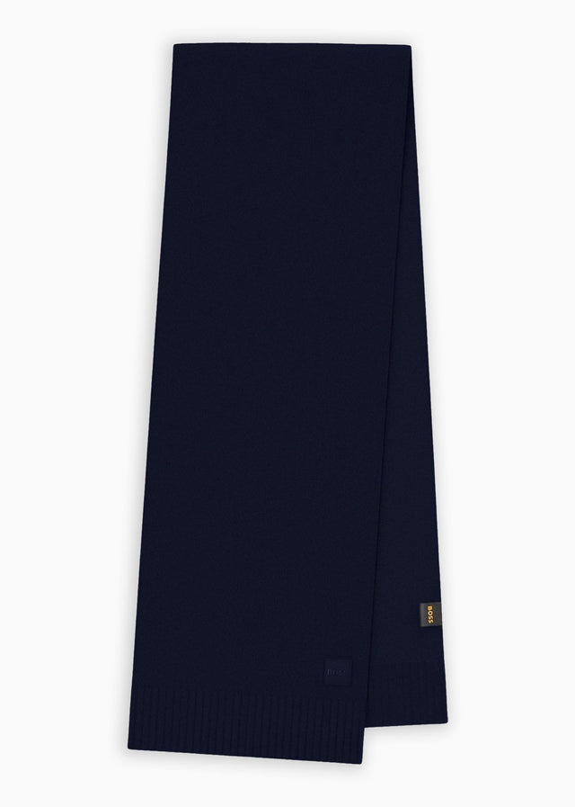 Hugo Boss Sjaals Akaio r scarf - dark blue