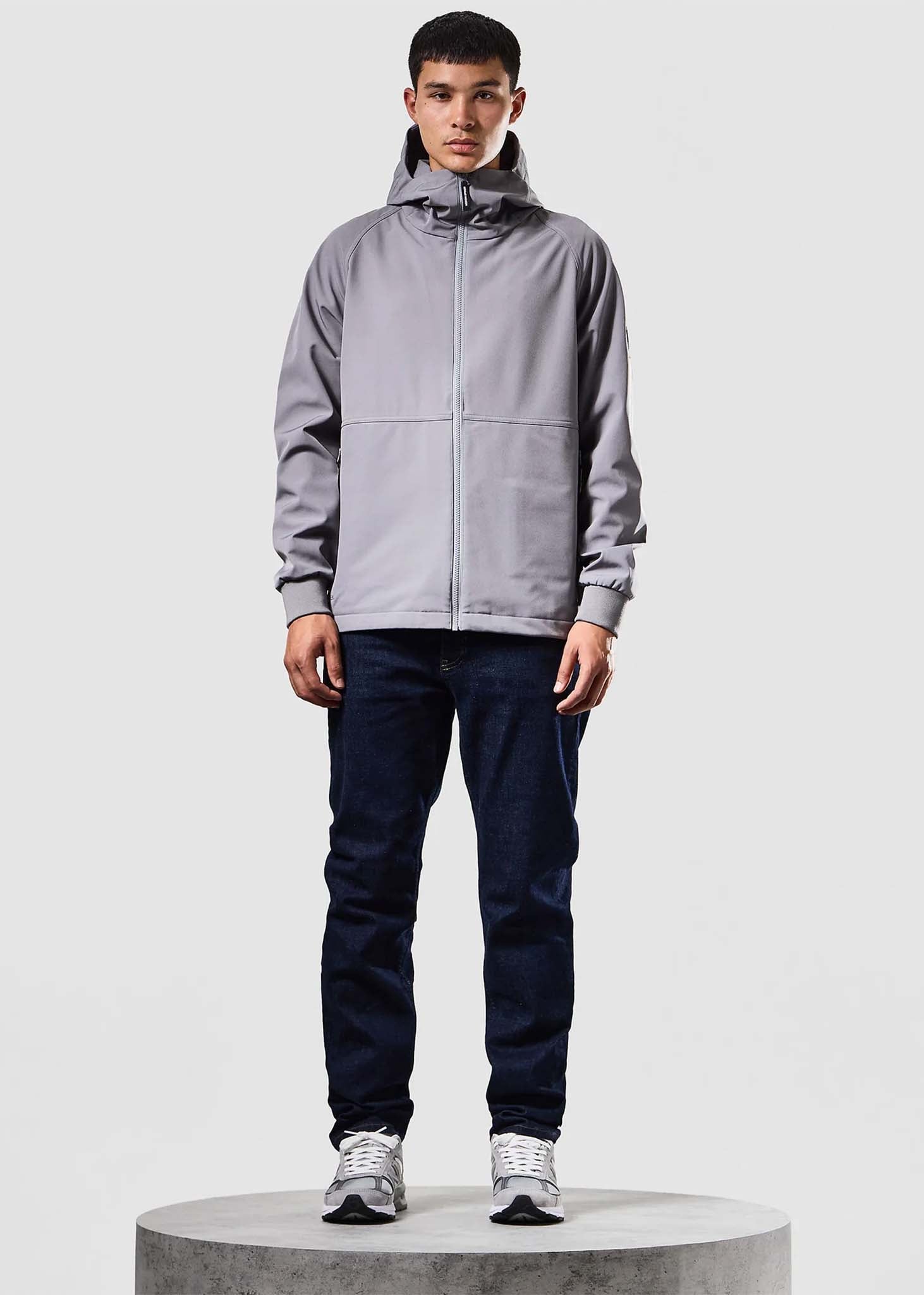 Weekend Offender Jassen  Stipe softshell jacket - light grey 