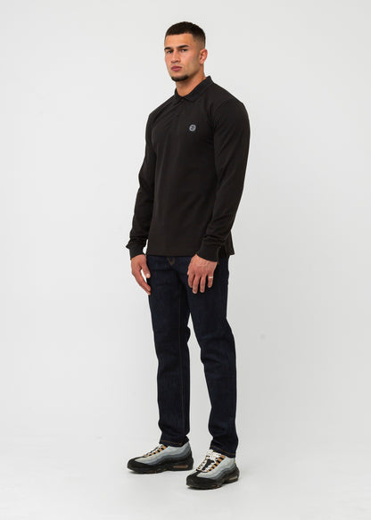 Marshall Artist Longsleeve Polo's  Siren ls polo - black 