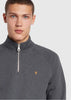 Farah Truien  Sweatshirt jim 1/4 zip - farah grey marl 