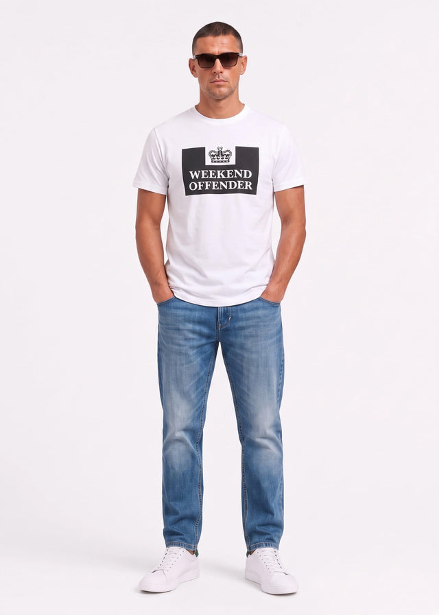 Weekend Offender T-Shirts Prison - white