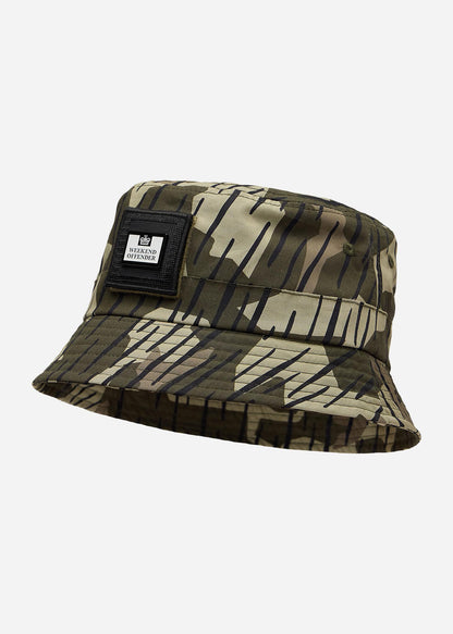 Weekend Offender Bucket Hats  Choroni camo - castle green rain camo 