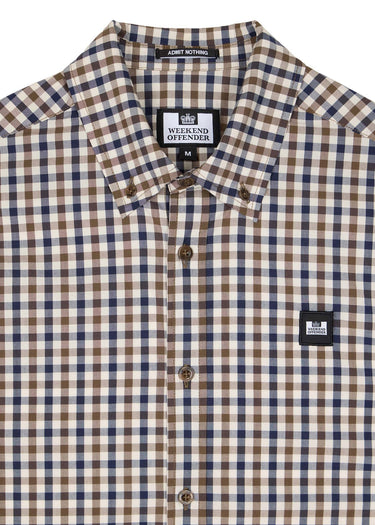Weekend Offender Overhemden  Lisbon - mid house check 