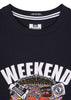 Weekend Offender T-shirts  Pyramid - navy 