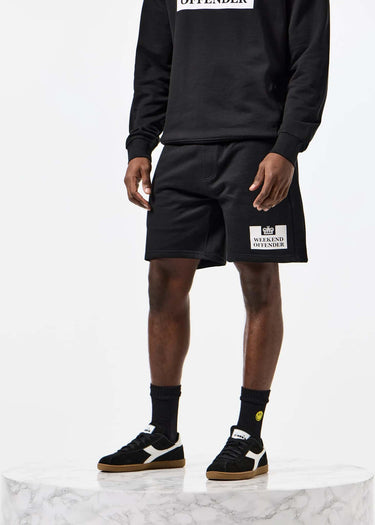 Weekend Offender Korte Broeken Action sweatshort - black