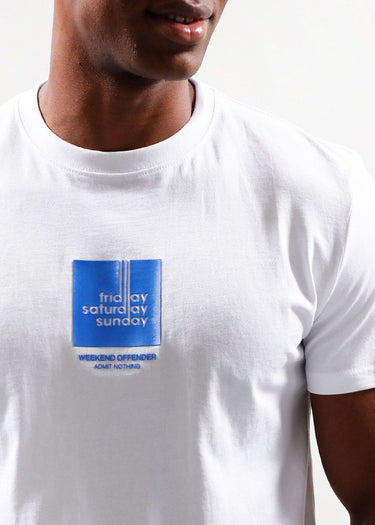 Weekend Offender T-shirts Hours 72 - white