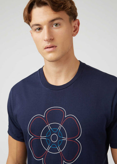Ben Sherman T-shirts  60th anniversary tee - marine 