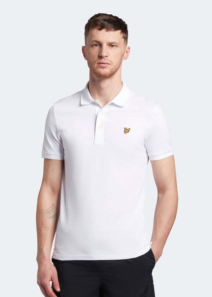 Lyle & Scott Polo's  Plain polo shirt - white 