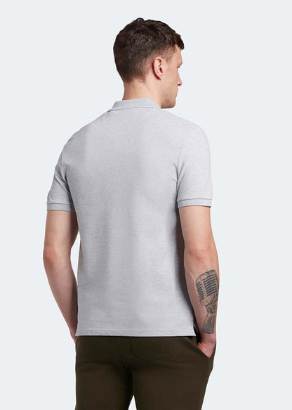 Lyle & Scott Polo's  Plain polo shirt - light grey marl 