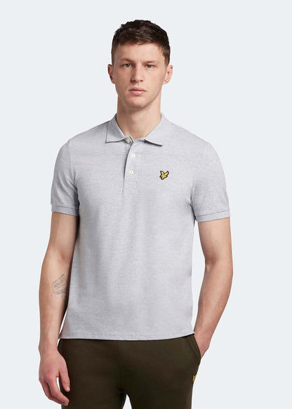 Lyle & Scott Polo's  Plain polo shirt - light grey marl 